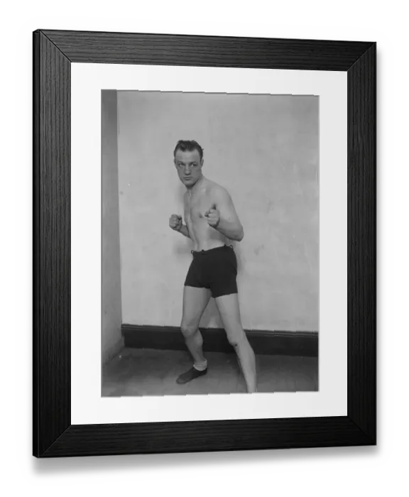 Framed Print : Ted Moore, the boxer. 24 November 1927 Framed Print : Ted Moore, the boxer. 24 November 1927