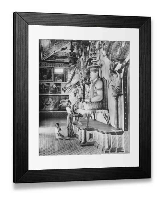 Framed Print : The Heathen in his blindness bows down to wood and stone. An interesting picture from Ceylon Framed Print : The Heathen in his blindness bows down to wood and stone. An interesting picture from Ceylon