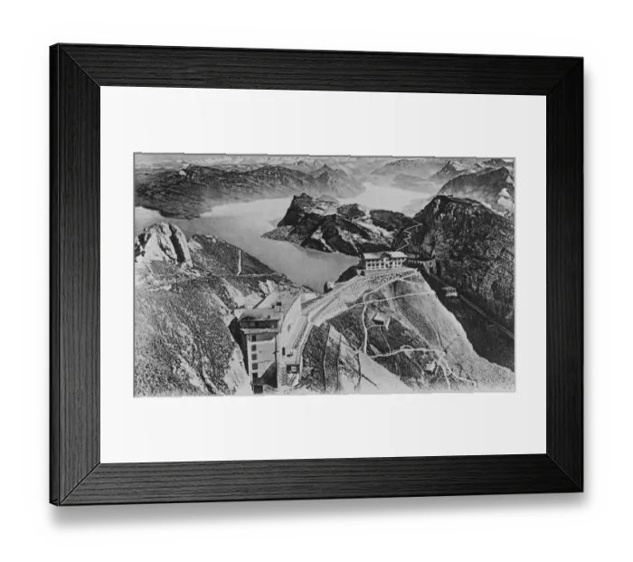 Framed Print : Mount Pilatus and Lake of Lucerne. 27 September 1920 Framed Print : Mount Pilatus and Lake of Lucerne. 27 September 1920