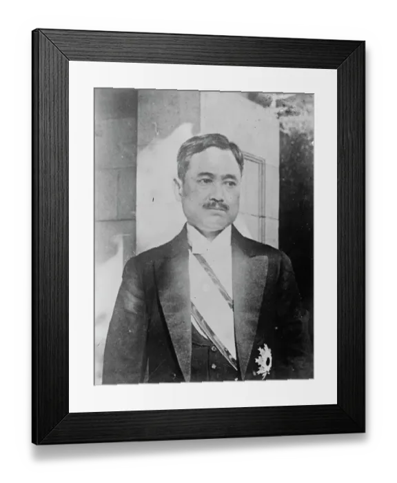 Framed Print : New Premier Count Uchida who following upon the death of Baron Kato has been appointed Framed Print : New Premier Count Uchida who following upon the death of Baron Kato has been appointed
