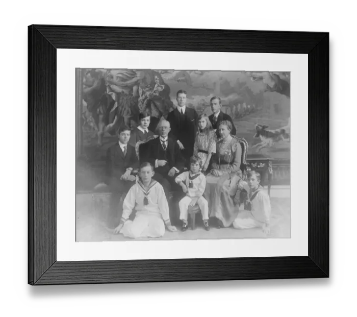 Framed Print : Gustaf V (Oscar Gustaf Adolf 16 June 1858 - 29 October 1950) and Victoria of Baden Framed Print : Gustaf V (Oscar Gustaf Adolf 16 June 1858 - 29 October 1950) and Victoria of Baden