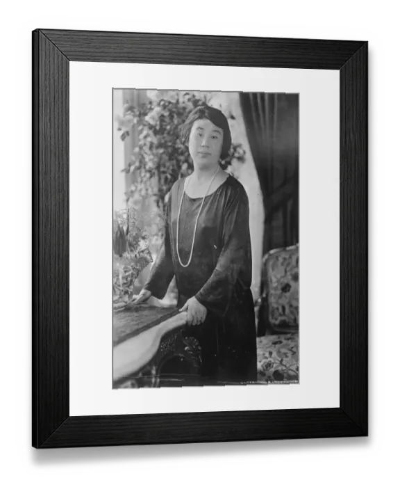 Framed Print : Viscountess Matsudaira. Portrait. 1925 Framed Print : Viscountess Matsudaira. Portrait. 1925