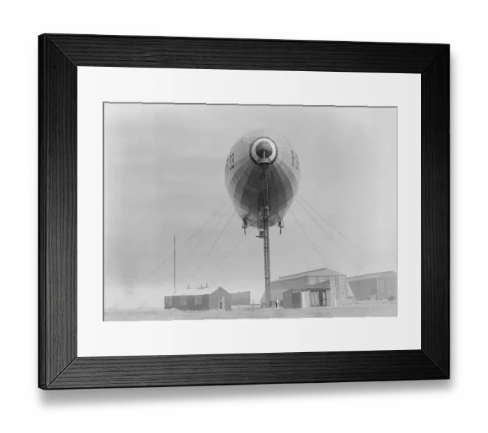 Framed Print : Important mooring mast tests at Pulham air station What the winds eye sees Framed Print : Important mooring mast tests at Pulham air station What the winds eye sees