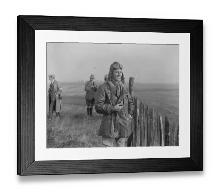 Framed Print : Gliders in flight at Lympne. Capt R H Stocken. 1923 Framed Print : Gliders in flight at Lympne. Capt R H Stocken. 1923