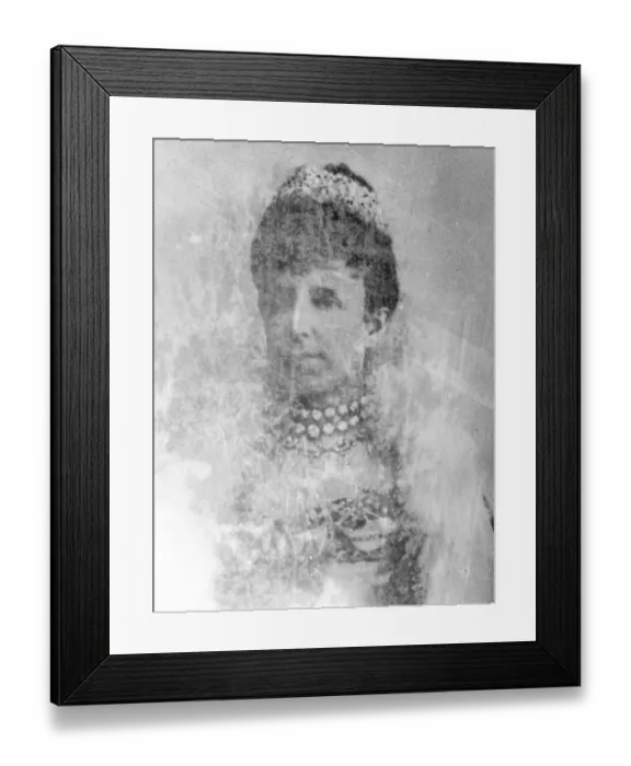Framed Print : Queen Maria Christina of Spain 5 January 1924 Framed Print : Queen Maria Christina of Spain 5 January 1924