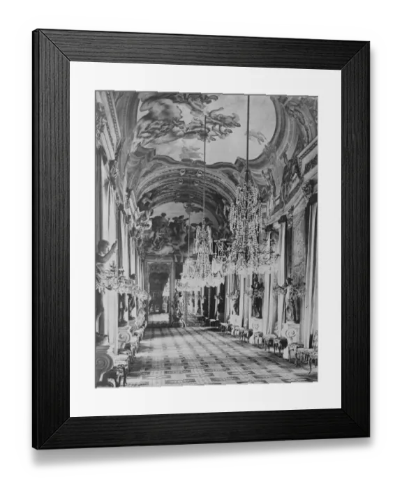 Framed Print : The Genoa Conference The interior of the Royal Palace at Genoa where the important Framed Print : The Genoa Conference The interior of the Royal Palace at Genoa where the important