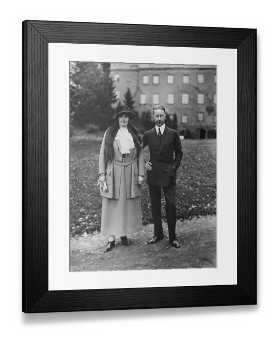 Framed Print : Little Willie at Home The German ex Crown Prince and his wife, the ex Crown Princess Framed Print : Little Willie at Home The German ex Crown Prince and his wife, the ex Crown Princess