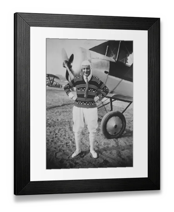 Framed Print : French air fete at Vincennes. Roland Coutain who performed some amazing acrobatic Framed Print : French air fete at Vincennes. Roland Coutain who performed some amazing acrobatic