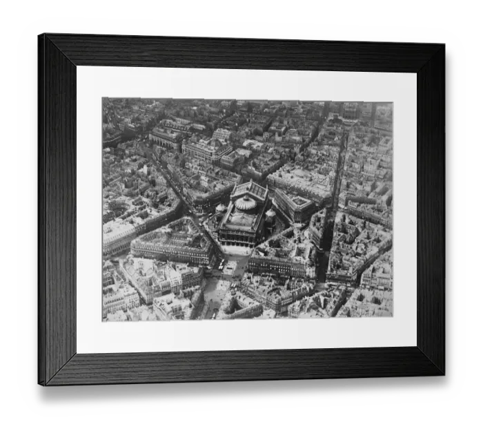 Framed Print : Paris as seen from the air. Showing the Opera. 2 November 1928 Framed Print : Paris as seen from the air. Showing the Opera. 2 November 1928