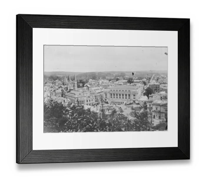 Framed Print : General View of Spa, town in Belgium 30 June 1920 Framed Print : General View of Spa, town in Belgium 30 June 1920