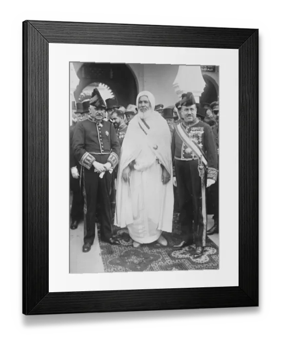 Framed Print : War pictures from Morocco A picturesque figure at the reception of Marshal Petain Framed Print : War pictures from Morocco A picturesque figure at the reception of Marshal Petain