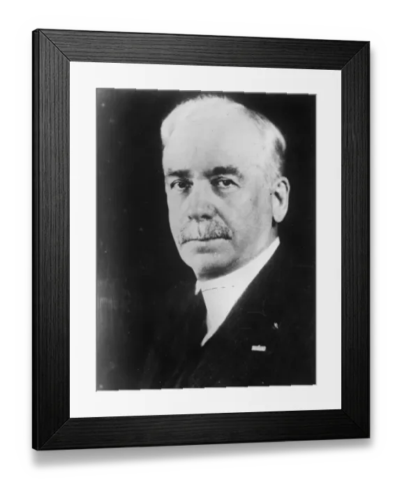Framed Print : Us War Secretary critically ill. Mr Hoover, alarmed by hospital reports, visits bedside Framed Print : Us War Secretary critically ill. Mr Hoover, alarmed by hospital reports, visits bedside