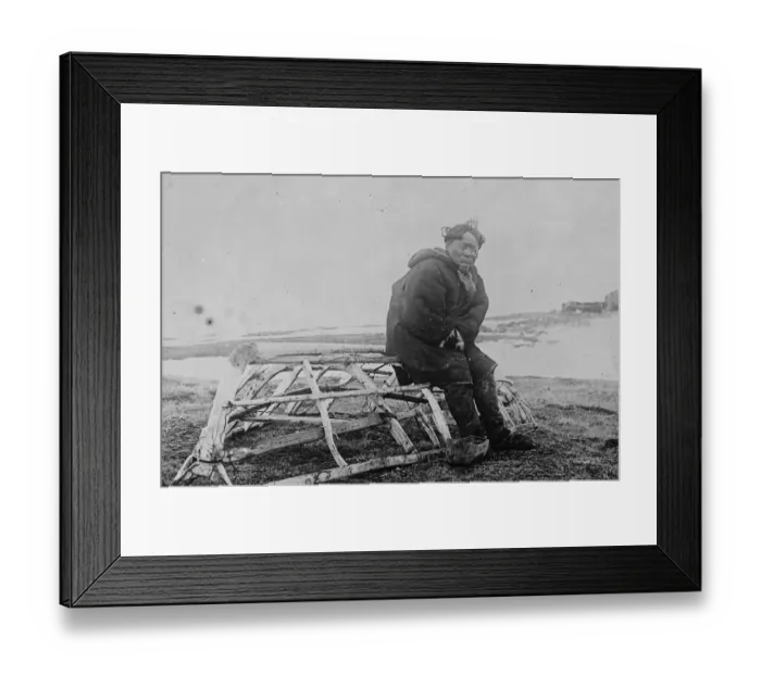 Framed Print : Tchooktchee native North Kamchatka Russia 1920 Framed Print : Tchooktchee native North Kamchatka Russia 1920