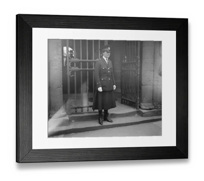 Framed Print : Accuser of Mrs Gooding Charged: Miss Gladys Moss, the policewoman mentioned in Framed Print : Accuser of Mrs Gooding Charged: Miss Gladys Moss, the policewoman mentioned in