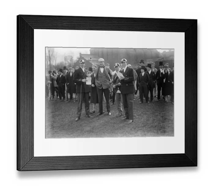 Framed Print : Eton College sports. E H Armitage, the starter and captain of the boats, etc Framed Print : Eton College sports. E H Armitage, the starter and captain of the boats, etc