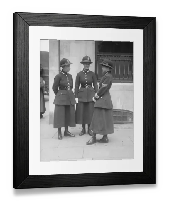 Framed Print : Taken for Mr Garai ( Keystone ) Women police 15 December 1922 Framed Print : Taken for Mr Garai ( Keystone ) Women police 15 December 1922