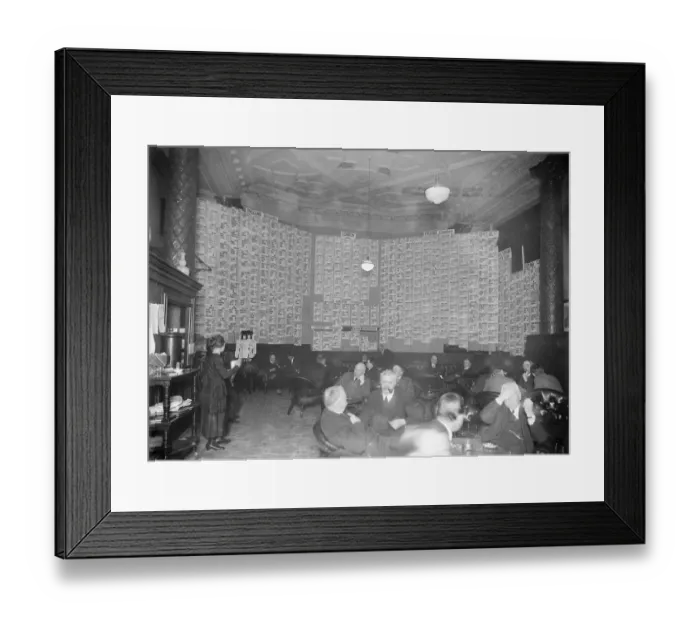 Framed Print : National Liberal Club Election Results Board 20 November 1922