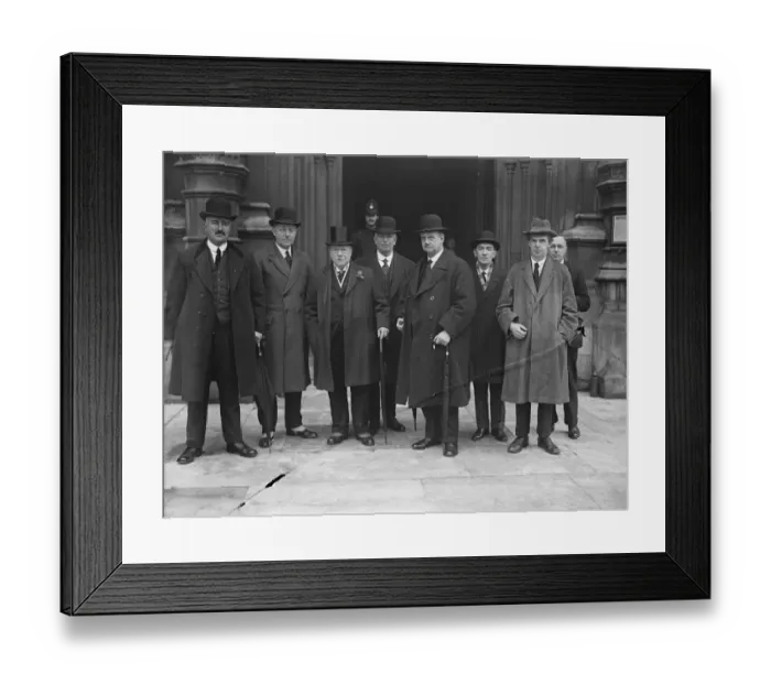 Framed Print : Important deputation to the Prime Minister. The Prime Minister received