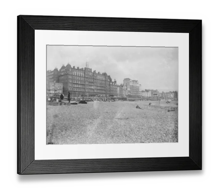 Framed Print : Brighton Metropole ( left ) and Grand Hotels 1925 Framed Print : Brighton Metropole ( left ) and Grand Hotels 1925