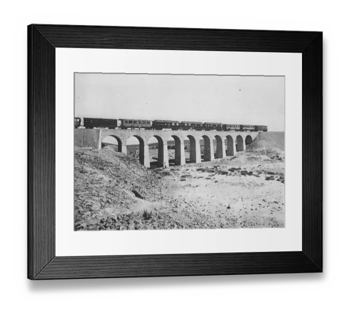 Framed Print : Mecca and Medina. Maan Bridge, on the Hejaz Railway. There is no river Framed Print : Mecca and Medina. Maan Bridge, on the Hejaz Railway. There is no river