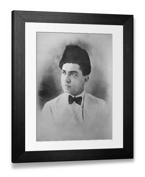 Framed Print : Murdered in Bombay outrage. Mr Abdul Kodin Bawla, the young Mahomedan member of
