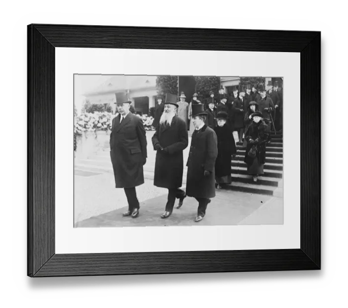 Framed Print : Funeral of Hugo Stinnes the German industrialist. Admiral von Tirpitz leaving Framed Print : Funeral of Hugo Stinnes the German industrialist. Admiral von Tirpitz leaving