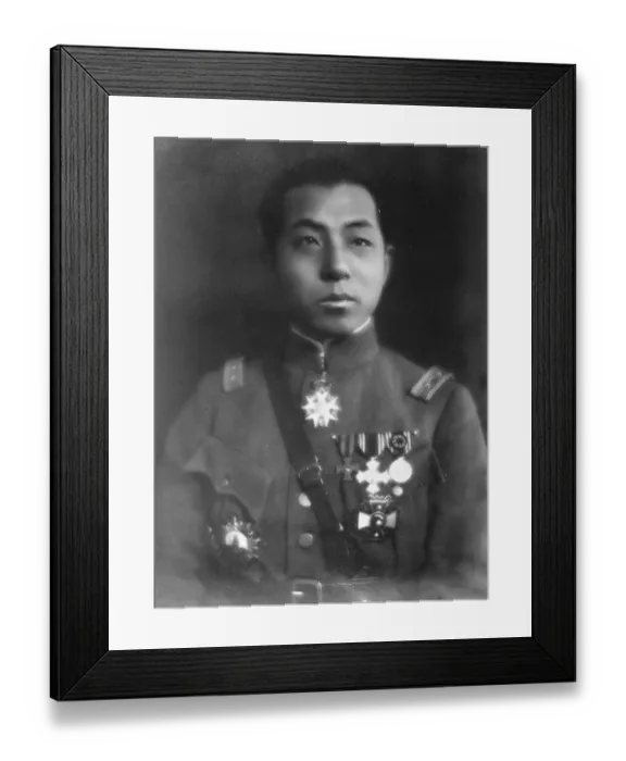 Framed Print : General Chang Hsueh Liang, son of Chang Tso Lin. 1927 Framed Print : General Chang Hsueh Liang, son of Chang Tso Lin. 1927