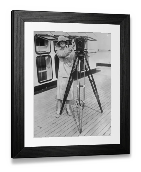 Framed Print : Lady Mercy Dean films the press. Lady Mercy Dean turning the tables Framed Print : Lady Mercy Dean films the press. Lady Mercy Dean turning the tables