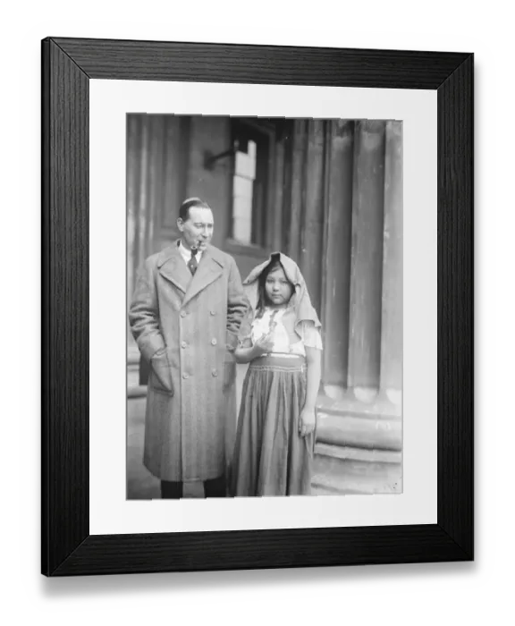 Framed Print : One of Maya Kekchi people visits England. Mr F A Mitchell Hedges delivered a lecture Framed Print : One of Maya Kekchi people visits England. Mr F A Mitchell Hedges delivered a lecture