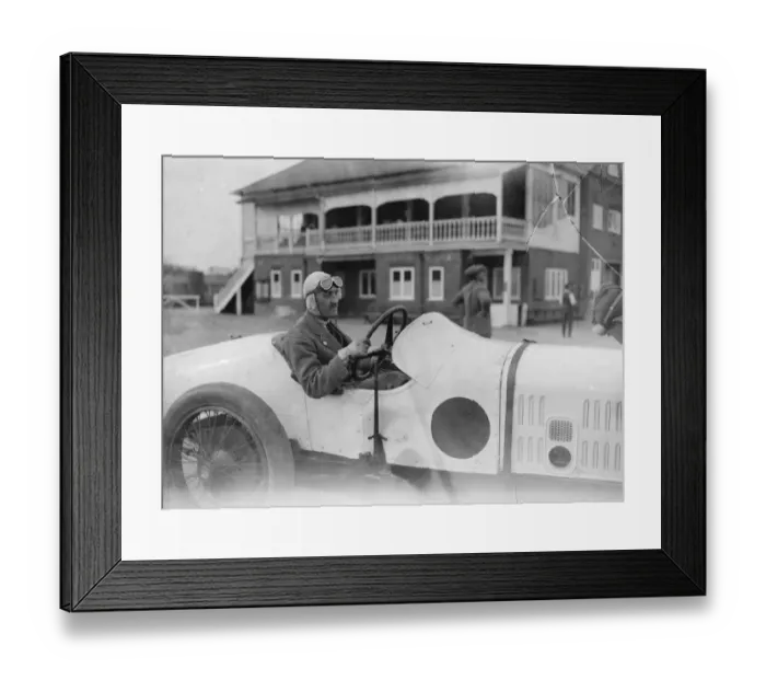 Framed Print : Mr R B Howey in his six cylinder ballot competeing in Gold Cup 3 April 1926 Framed Print : Mr R B Howey in his six cylinder ballot competeing in Gold Cup 3 April 1926
