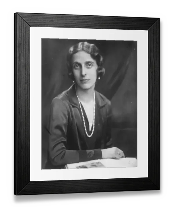Framed Print : Crown Princess of Sweden. 1926 Framed Print : Crown Princess of Sweden. 1926