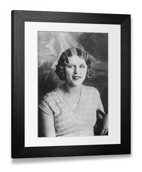 Framed Print : The Belle of France. Mlle Schally, who has been elected as the most beautiful belle in France Framed Print : The Belle of France. Mlle Schally, who has been elected as the most beautiful belle in France