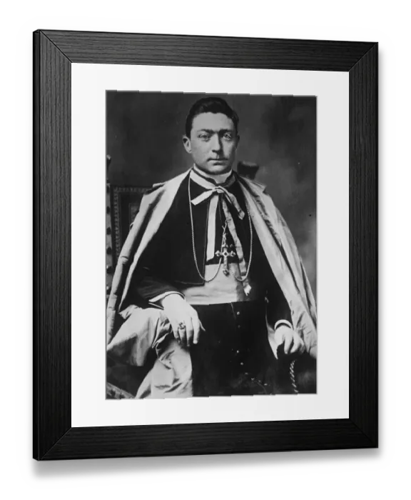 Framed Print : New Cardinal. Mgr Achille Lienart, who has been Bishop of Lille since October 1928