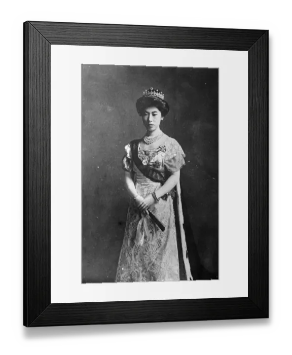 Framed Print : Serious illness and death of the Emperor of Japan. The Dowager Empress of Japan