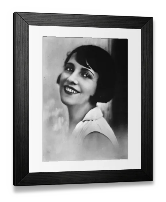 Framed Print : Actress to marry a cousin of the King of Spain. Fraulein Hertha von Walther, who Framed Print : Actress to marry a cousin of the King of Spain. Fraulein Hertha von Walther, who