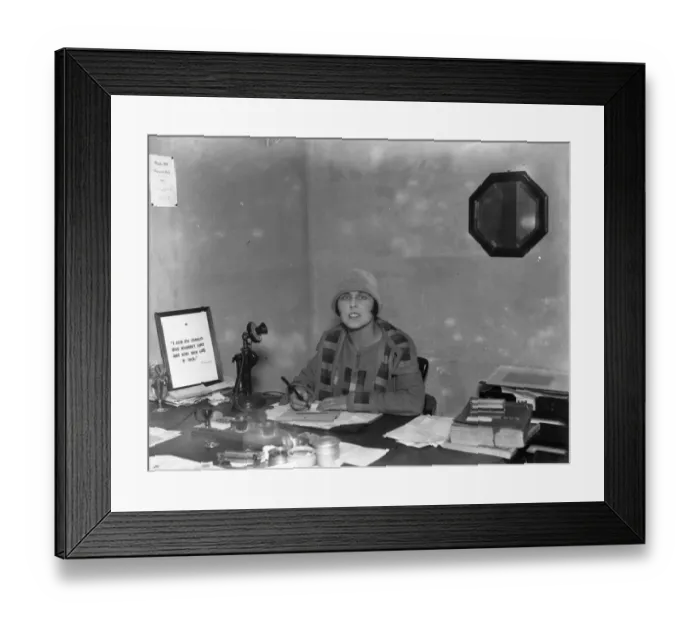 Framed Print : The Baroness De Beck, who in addition to starting a wine business in the City Framed Print : The Baroness De Beck, who in addition to starting a wine business in the City