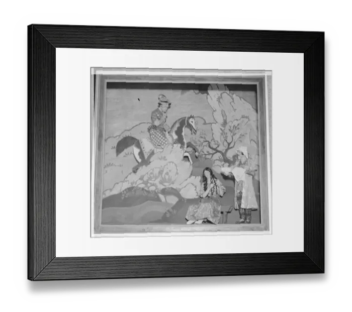 Framed Print : Social Celebrities in Brilliant Tableaux. Well known artist appears in his own picture A Framed Print : Social Celebrities in Brilliant Tableaux. Well known artist appears in his own picture A