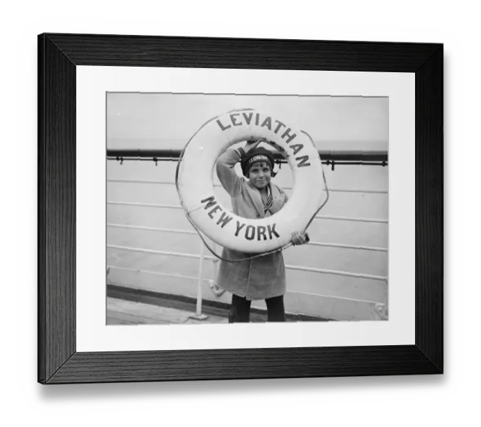 Framed Print : Jackie Coogan in England. On arrival at Southampton. 12 September 1924 Framed Print : Jackie Coogan in England. On arrival at Southampton. 12 September 1924