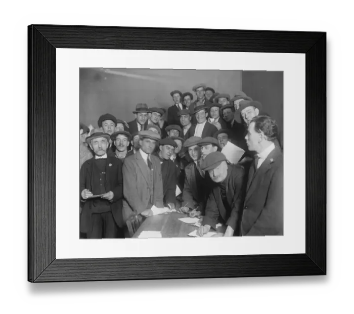 Framed Print : The Coal Strike Volunteers at the Ministry of Transport 18 October 1920 Framed Print : The Coal Strike Volunteers at the Ministry of Transport 18 October 1920
