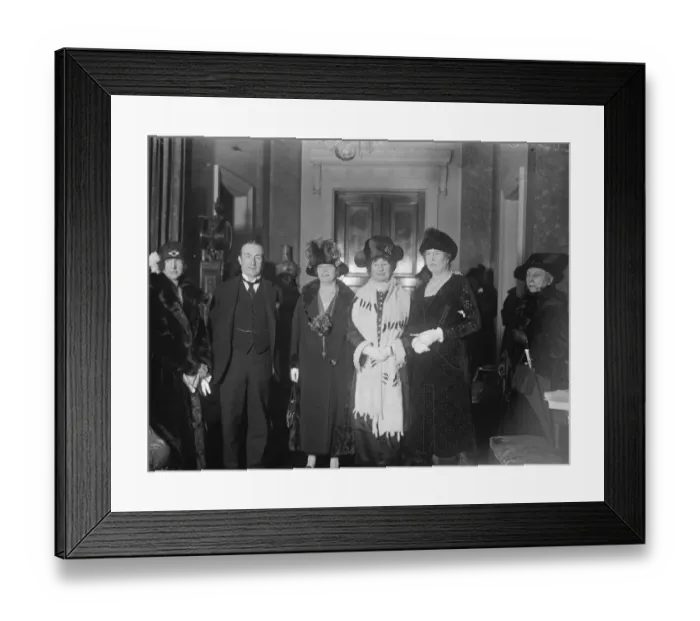 Framed Print : The Prime Minister at Y M C A meeting at Carlton House Terrace. Left to right Framed Print : The Prime Minister at Y M C A meeting at Carlton House Terrace. Left to right