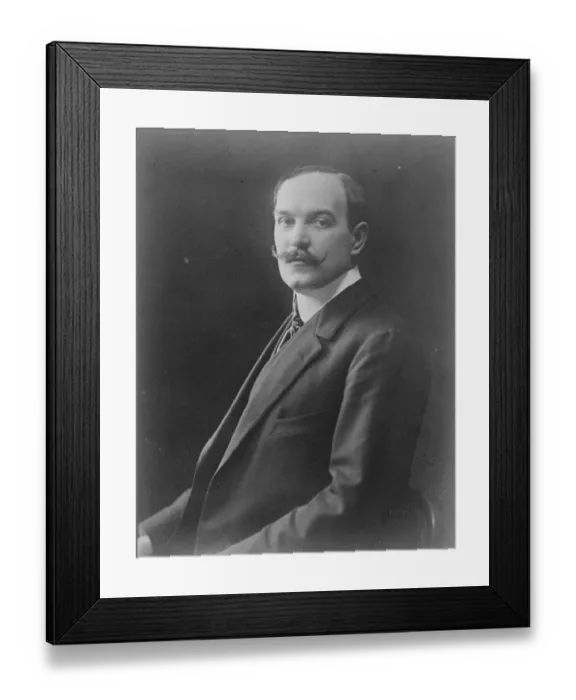 Framed Print : M Henry Bordeaux. 29 August 1922 Framed Print : M Henry Bordeaux. 29 August 1922