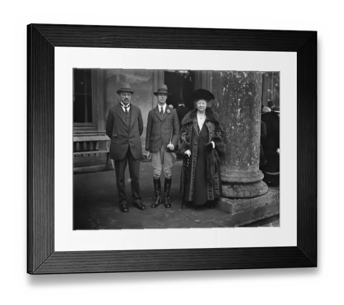 Framed Print : Coming of age of Lord Ailesburys heir : Presentation at lawn meet of Tedworth Hounds Framed Print : Coming of age of Lord Ailesburys heir : Presentation at lawn meet of Tedworth Hounds