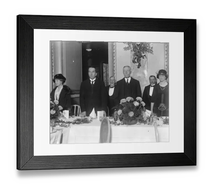 Framed Print : Farewell Luncheon to Mr Bruce A farewell luncheon to Mr Bruce, the Prime Minister of Australia Framed Print : Farewell Luncheon to Mr Bruce A farewell luncheon to Mr Bruce, the Prime Minister of Australia