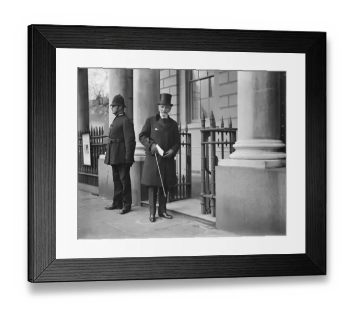 Framed Print : Exhibition of Silverware at Seaford House M De Fleurian the French Ambassador Framed Print : Exhibition of Silverware at Seaford House M De Fleurian the French Ambassador