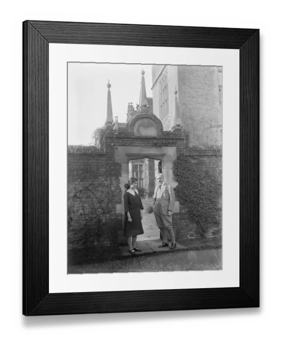 Framed Print : Premiers meet at Chequers Mr Ramsay MacDonalds first visit Mr MacDonlad with Framed Print : Premiers meet at Chequers Mr Ramsay MacDonalds first visit Mr MacDonlad with