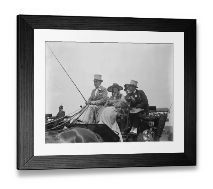 Framed Print : The coaching marathon. Mr W J Smith, on his coach winning the Marathon from Hyde Framed Print : The coaching marathon. Mr W J Smith, on his coach winning the Marathon from Hyde