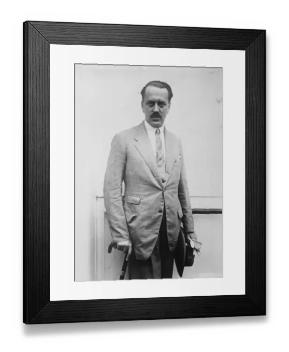 Framed Print : Count Alexander Skrzynski. 10 November 1925