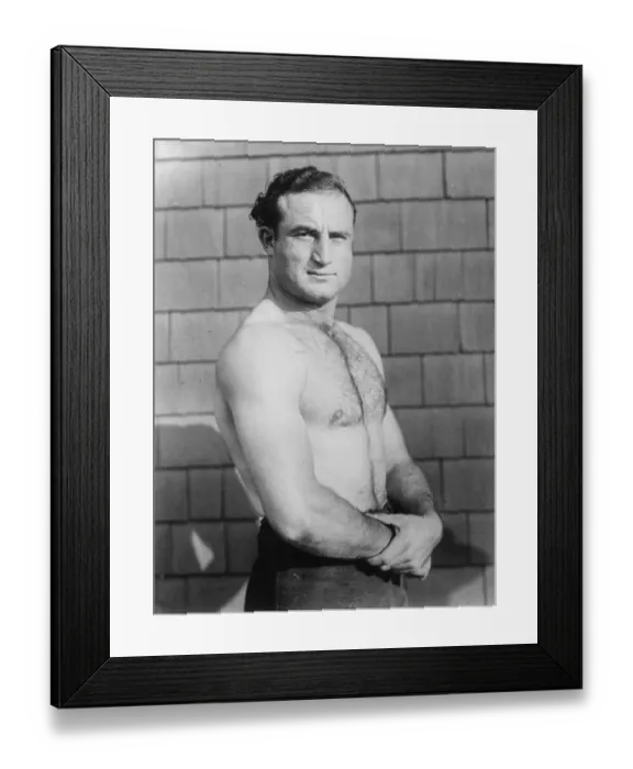 Framed Print : New heavyweight championship hope. Albert Morro. 16 December 1929 Framed Print : New heavyweight championship hope. Albert Morro. 16 December 1929