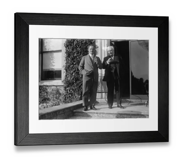 Framed Print : Conference of European importance on trade and finance held at Broadlands, the Romsey Framed Print : Conference of European importance on trade and finance held at Broadlands, the Romsey