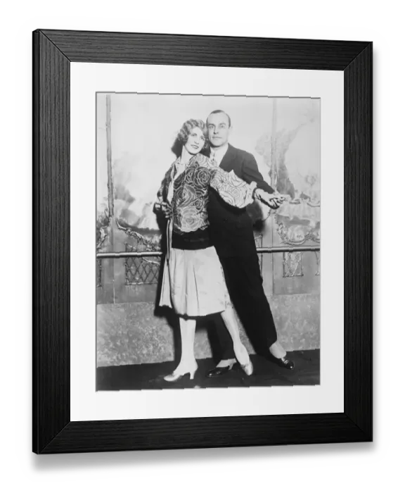 Framed Print : New partner for noted dancer Maurice, the well known dancer, has found the blonde of his dreams Framed Print : New partner for noted dancer Maurice, the well known dancer, has found the blonde of his dreams